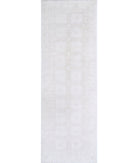 Khotan 3'10'' X 11'10'' Hand-Knotted Wool Rug 3'10'' x 11'10'' (115 X 355) / Ivory / Taupe