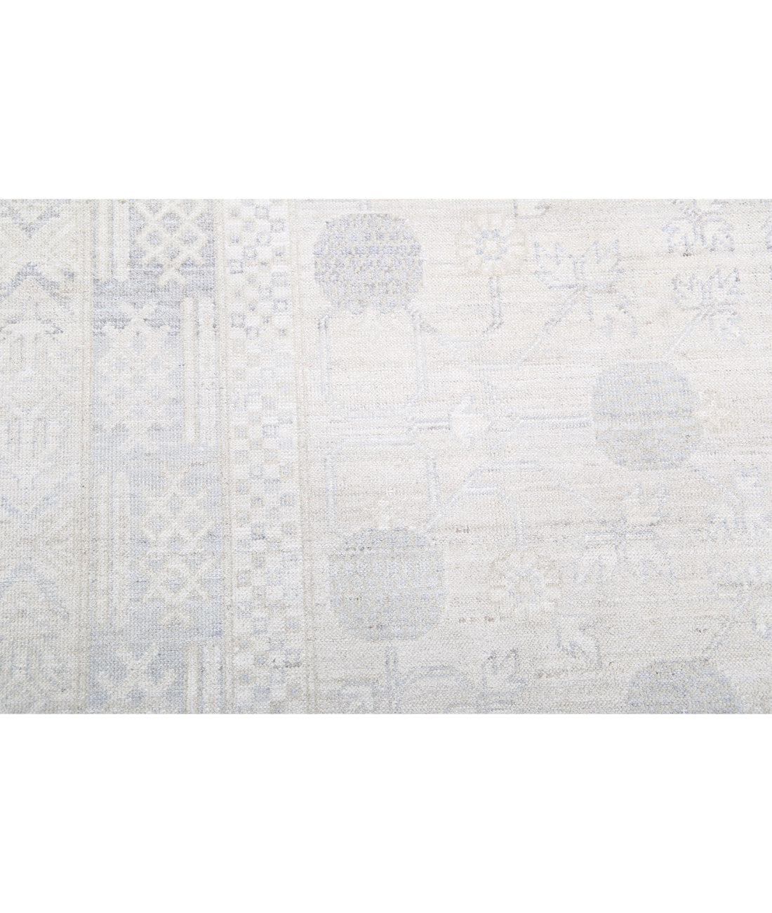 Khotan 7'11'' X 9'10'' Hand-Knotted Wool Rug 7'11'' x 9'10'' (238 X 295) / Ivory / Taupe