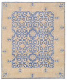 Hand Knotted Khotan Wool Rug 7' 9" X 9' 7" 7' 9" X 9' 7" (236 X 292) / Blue / Beige