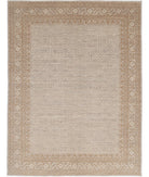 Khotan 9'0'' X 11'7'' Hand-Knotted Wool Rug 9'0'' x 11'7'' (270 X 348) / Grey / Brown