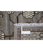 Khotan 5'6'' X 7'7'' Hand-Knotted Wool Rug 5'6'' x 7'7'' (165 X 228) / Grey / Ivory