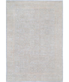 Khotan 8'7'' X 12'5'' Hand-Knotted Wool Rug 8'7'' x 12'5'' (258 X 373) / Grey / Ivory