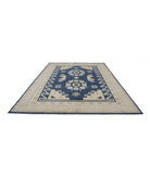 Khotan 8'10'' X 12'4'' Hand-Knotted Wool Rug 8'10'' x 12'4'' (265 X 370) / Blue / Ivory