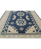 Khotan 8'10'' X 12'4'' Hand-Knotted Wool Rug 8'10'' x 12'4'' (265 X 370) / Blue / Ivory