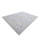 Khotan 8'10'' X 11'10'' Hand-Knotted Wool Rug 8'10'' x 11'10'' (265 X 355) / Blue / Ivory