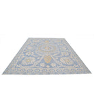 Khotan 8'10'' X 11'10'' Hand-Knotted Wool Rug 8'10'' x 11'10'' (265 X 355) / Blue / Ivory