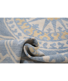 Khotan 8'10'' X 11'10'' Hand-Knotted Wool Rug 8'10'' x 11'10'' (265 X 355) / Blue / Ivory