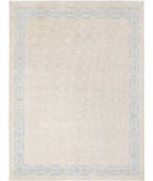 Khotan 8'8'' X 11'6'' Hand-Knotted Wool Rug 8'8'' x 11'6'' (260 X 345) / Ivory / Blue