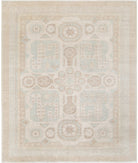 Khotan 9'1'' X 10'11'' Hand-Knotted Wool Rug 9'1'' x 10'11'' (273 X 328) / Ivory / Taupe