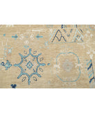 Khotan 8'10'' X 12'6'' Hand-Knotted Wool Rug 8'10'' x 12'6'' (265 X 375) / Gold / Blue