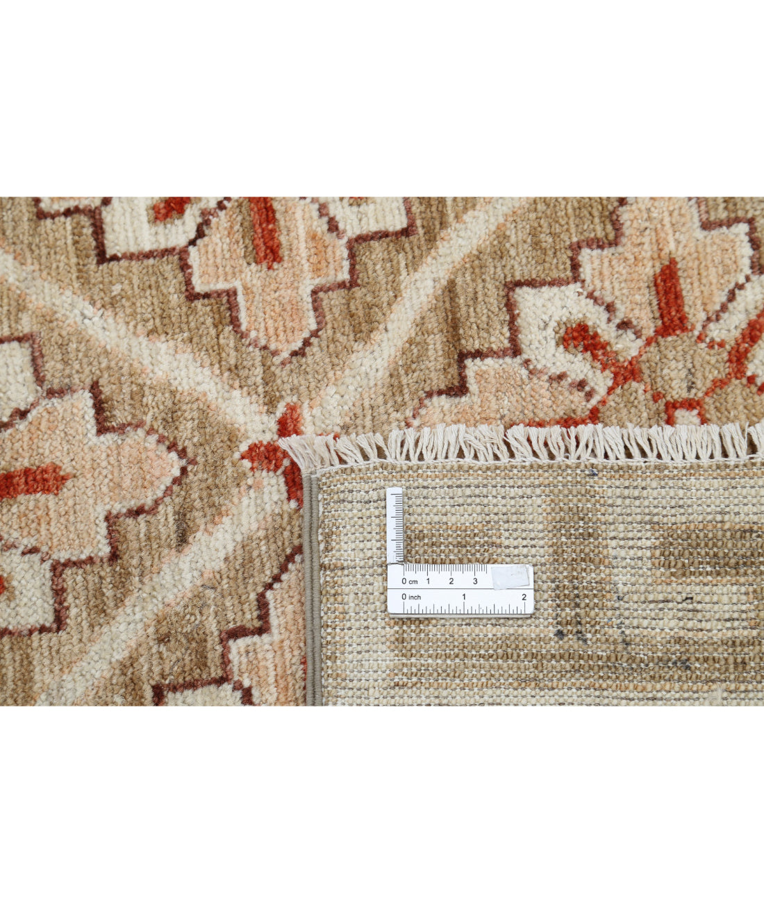 Khotan 9'2'' X 11'8'' Hand-Knotted Wool Rug 9'2'' x 11'8'' (275 X 350) / Taupe / Ivory