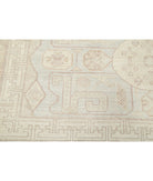 Khotan 8'2'' X 9'5'' Hand-Knotted Wool Rug 8'2'' x 9'5'' (245 X 283) / Blue / Ivory