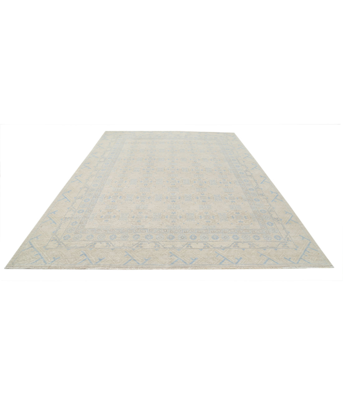 Khotan 8'9'' X 11'11'' Hand-Knotted Wool Rug 8'9'' x 11'11'' (263 X 358) / Taupe / Ivory