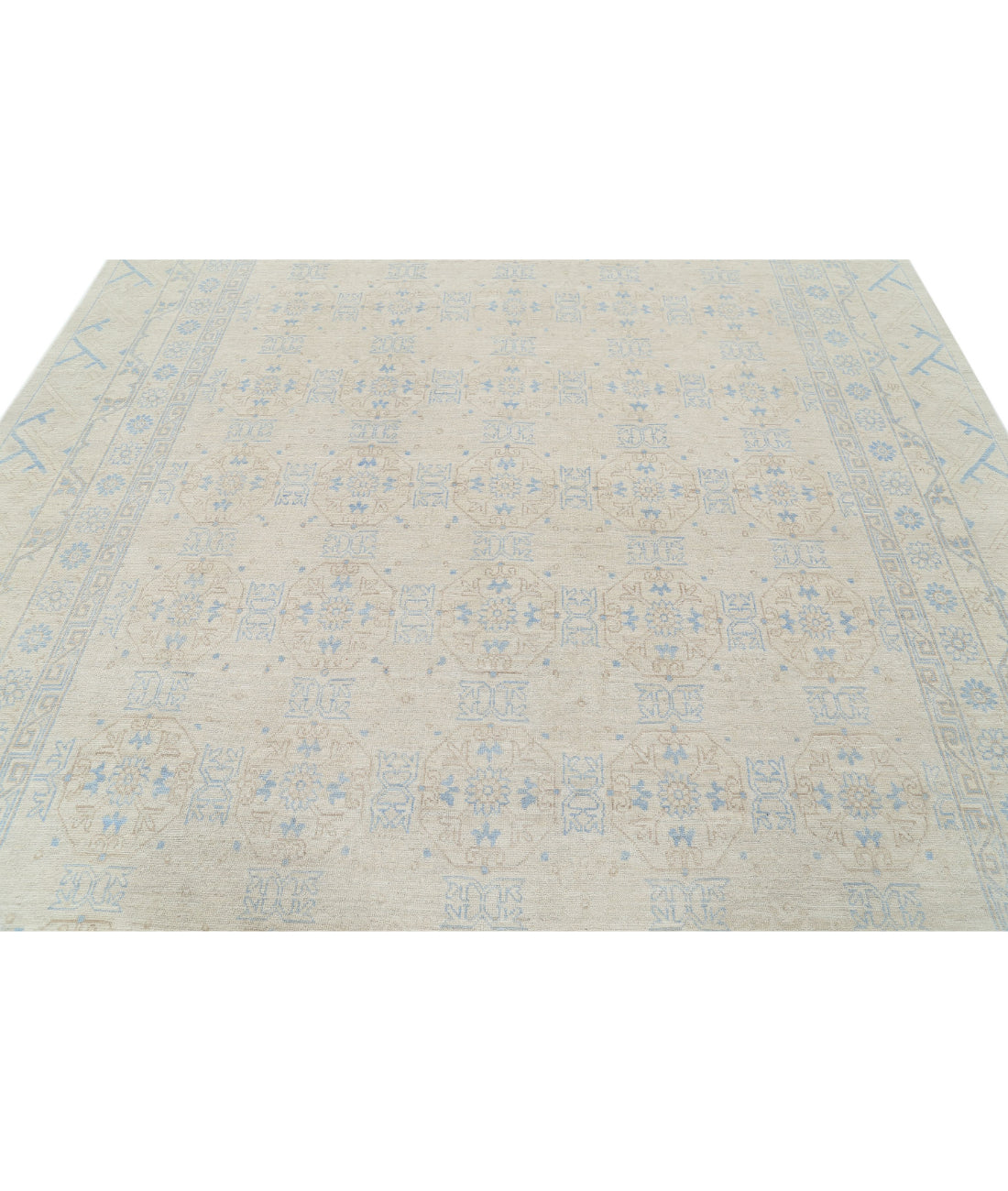 Khotan 8'9'' X 11'11'' Hand-Knotted Wool Rug 8'9'' x 11'11'' (263 X 358) / Taupe / Ivory