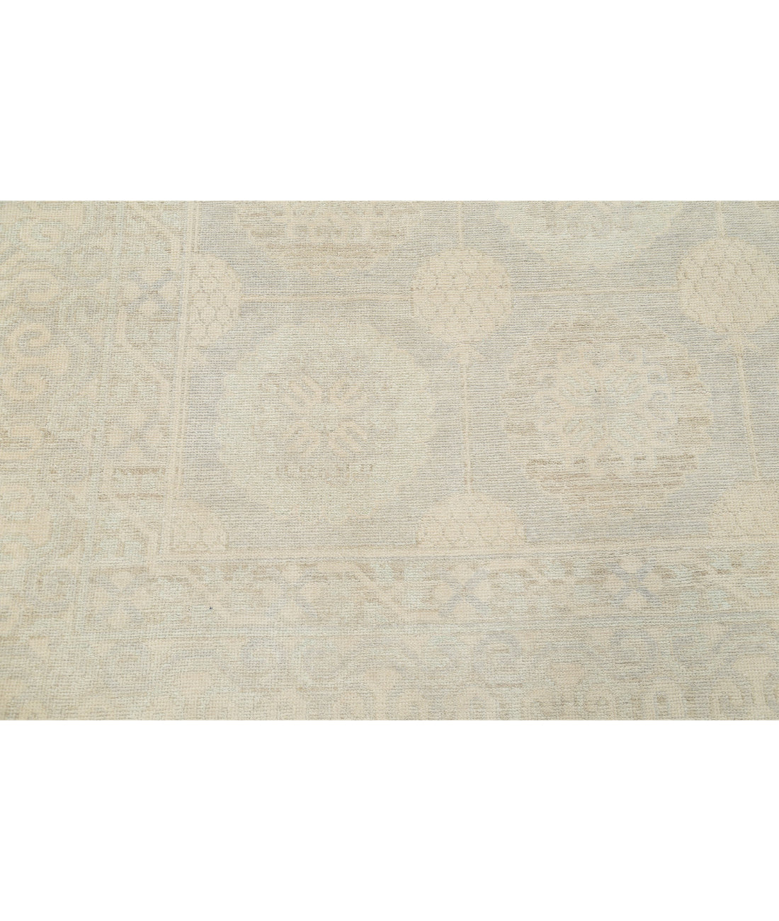 Khotan 8'10'' X 11'10'' Hand-Knotted Wool Rug 8'10'' x 11'10'' (265 X 355) / Grey / Ivory