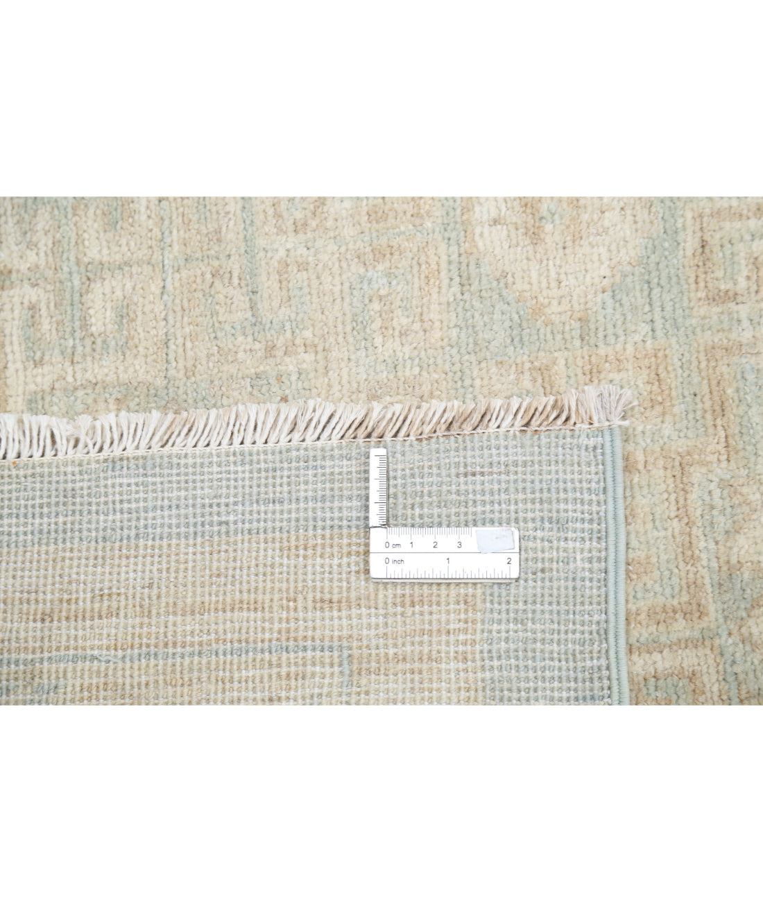 Khotan 15'4'' X 23'0'' Hand-Knotted Wool Rug 15'4'' x 23'0'' (460 X 690) / Green / Ivory