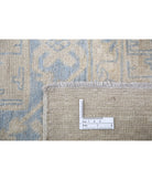 Khotan 12'5'' X 31'3'' Hand-Knotted Wool Rug 12'5'' x 31'3'' (373 X 938) / Ivory / Blue