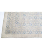 Khotan 12'5'' X 31'3'' Hand-Knotted Wool Rug 12'5'' x 31'3'' (373 X 938) / Ivory / Blue