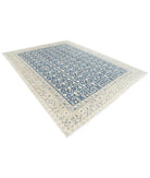 Khotan 9' 3" X 12' 0" Hand-Knotted Wool Rug 9' 3" X 12' 0" (282 X 366) / Blue / Silver