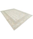 Khotan 10' 2" X 14' 1" Hand-Knotted Wool Rug 10' 2" X 14' 1" (310 X 429) / Ivory / Blue