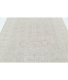 Khotan 6' 1" X 9' 2" Hand-Knotted Wool Rug 6' 1" X 9' 2" (185 X 279) / Grey / Ivory