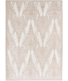 Khotan 6' 0" X 8' 9" Hand-Knotted Wool Rug 6' 0" X 8' 9" (183 X 267) / Taupe / Ivory