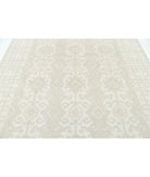 Khotan 7' 2" X 9' 11" Hand-Knotted Wool Rug 7' 2" X 9' 11" (218 X 302) / Taupe / Ivory