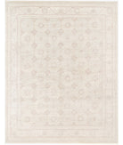 Khotan 8' 1" X 10' 4" Hand-Knotted Wool Rug 8' 1" X 10' 4" (246 X 315) / Silver / Ivory