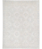 Khotan 8' 11" X 11' 10" Hand-Knotted Wool Rug 8' 11" X 11' 10" (272 X 361) / Ivory / Blue