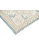 Khotan 9' 9" X 13' 9" Hand-Knotted Wool Rug 9' 9" X 13' 9" (297 X 419) / Blue / Ivory