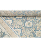 Khotan 9' 9" X 13' 9" Hand-Knotted Wool Rug 9' 9" X 13' 9" (297 X 419) / Blue / Ivory