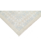 Hand Knotted Khotan Wool Rug 7' 10" X 10' 3" 7' 10" X 10' 3" (239 X 312) / Ivory / Brown