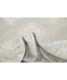 Hand Knotted Khotan Wool Rug 7' 10" X 10' 3" 7' 10" X 10' 3" (239 X 312) / Ivory / Brown