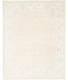 Hand Knotted Khotan Wool Rug 7' 7" X 9' 8" 7' 7" X 9' 8" (231 X 295) / Brown / Ivory