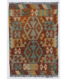 Hand Knotted Khurjeen Wool Rug 4' 0" X 5' 11" 4' 0" X 5' 11" (122 X 180) / Multi / Multi