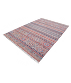 Hand Knotted Khurjeen Wool Rug 6' 8" X 9' 7" 6' 8" X 9' 7" (203 X 292) / Multi / Multi
