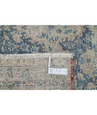 Kerman 6'11'' X 8'10'' Hand-Knotted Wool Rug 6'11'' x 8'10'' (208 X 265) / Blue / Pink