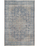 Kerman 6'11'' X 8'10'' Hand-Knotted Wool Rug 6'11'' x 8'10'' (208 X 265) / Blue / Pink