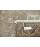 Sarouk 10'6'' X 12'10'' Hand-Knotted Wool Rug 10'6'' x 12'10'' (315 X 385) / Green / Peach