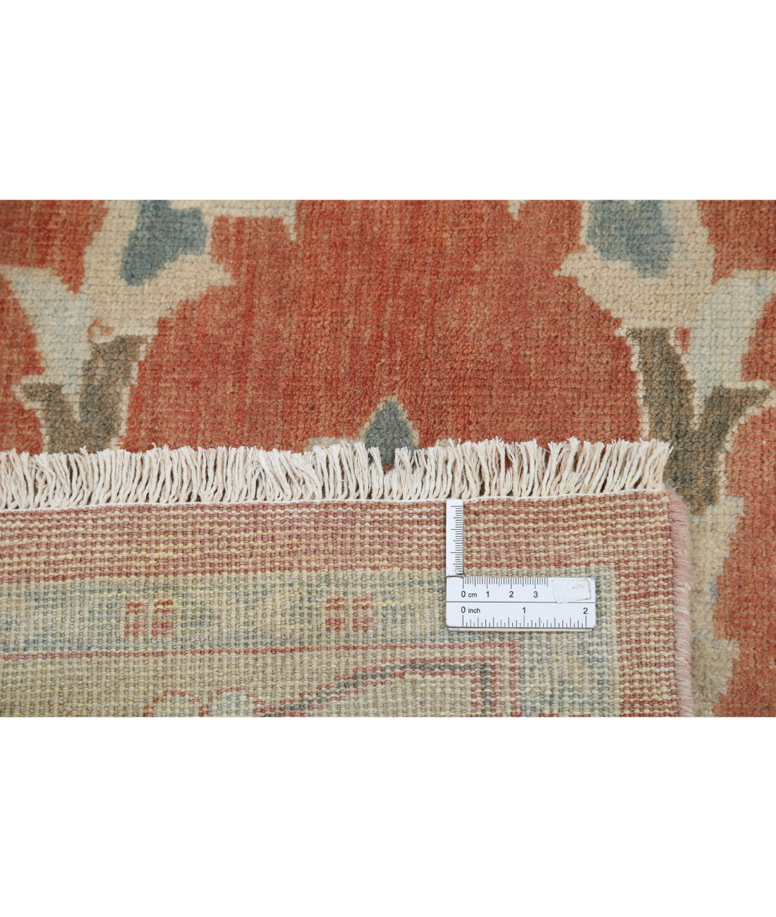 Sultanabad 8'0'' X 9'9'' Hand-Knotted Wool Rug 8'0'' x 9'9'' (240 X 293) / Peach / Beige