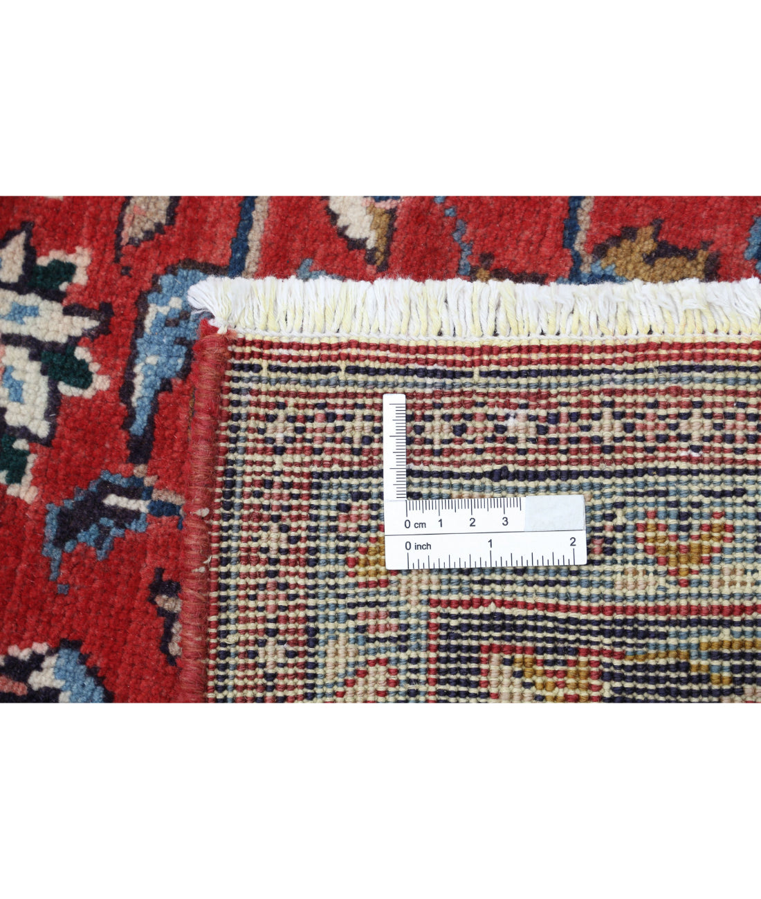 Mahal 7'1'' X 10'6'' Hand-Knotted Wool Rug 7'1'' x 10'6'' (213 X 315) / Red / Black