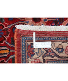 Mahal 6'9'' X 9'6'' Hand-Knotted Wool Rug 6'9'' x 9'6'' (203 X 285) / Red / Blue