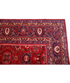 Mahal 10'2'' X 12'8'' Hand-Knotted Wool Rug 10'2'' x 12'8'' (305 X 380) / Red / Blue