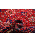 Mahal 10'2'' X 12'8'' Hand-Knotted Wool Rug 10'2'' x 12'8'' (305 X 380) / Red / Blue