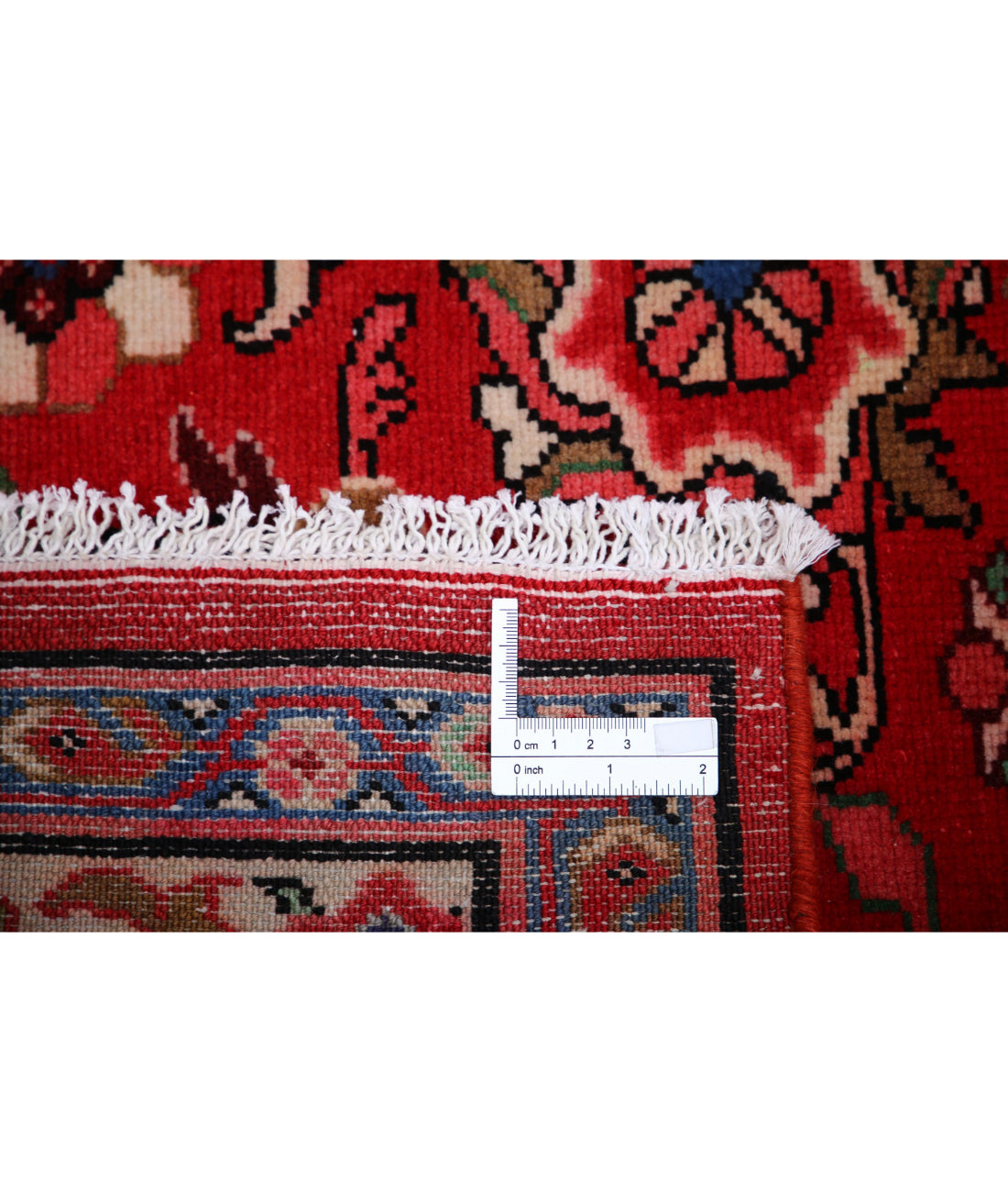 Mahal 10'2'' X 12'8'' Hand-Knotted Wool Rug 10'2'' x 12'8'' (305 X 380) / Red / Blue