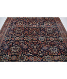 Mahal 8'6'' X 11'6'' Hand-Knotted Wool Rug 8'6'' x 11'6'' (255 X 345) / Blue / Red