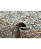 Mahal 7'0'' X 10'5'' Hand-Knotted Wool Rug 7'0'' x 10'5'' (210 X 313) / Ivory / Rust