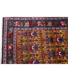 Malayer 5'4'' X 7'10'' Hand-Knotted Wool Rug 5'4'' x 7'10'' (160 X 235) / Gold / Blue