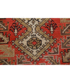 Malayer 3'9'' X 5'7'' Hand-Knotted Wool Rug 3'9'' x 5'7'' (113 X 168) / Rust / Grey