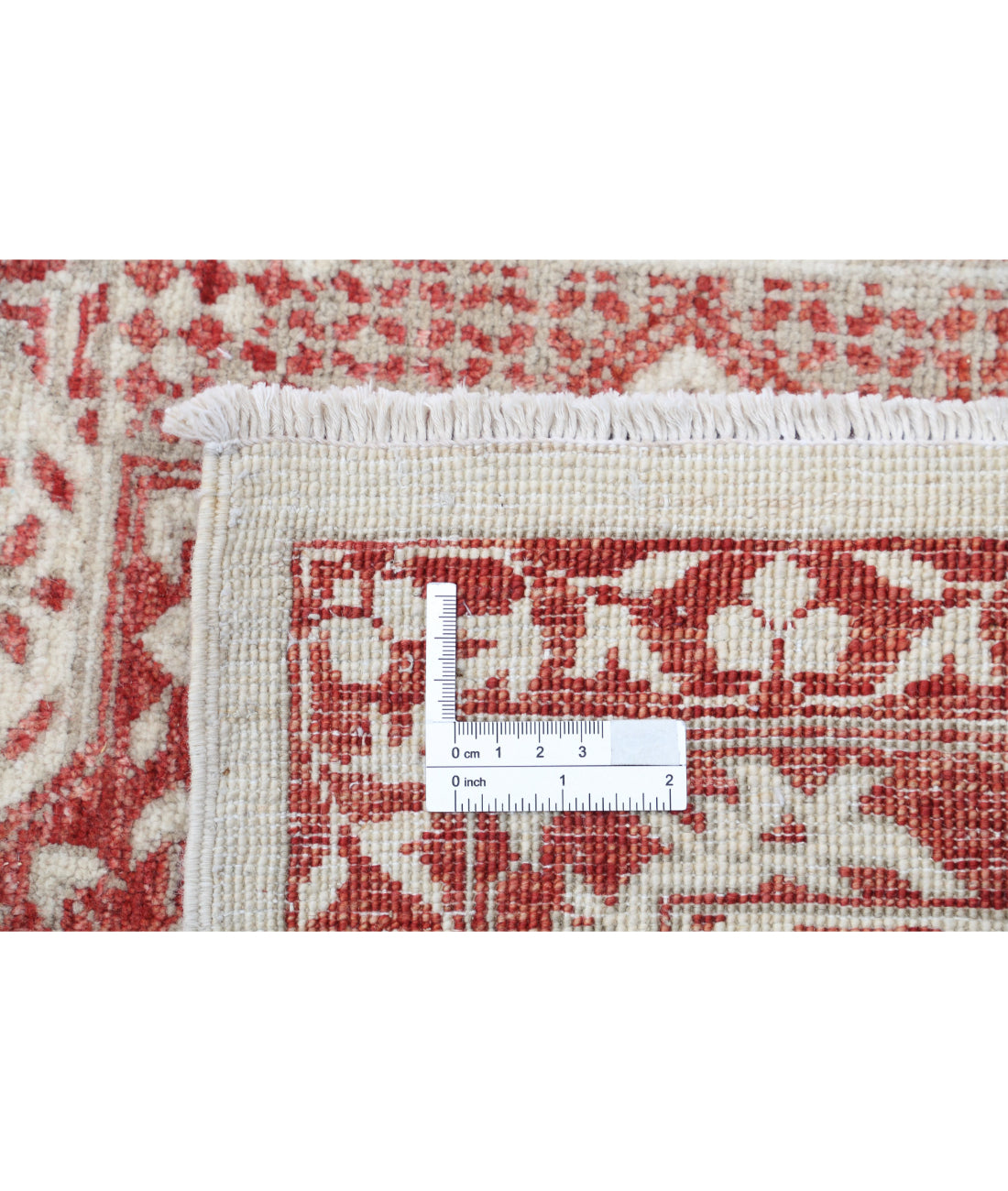 Mamluk 8'11'' X 12'8'' Hand-Knotted Wool Rug 8'11'' x 12'8'' (268 X 380) / Ivory / Red